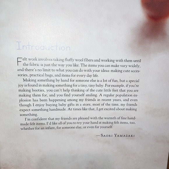 Felting for Baby: 25 warm & wooly projects by Saori Yamazaki book - Picture 5 of 16